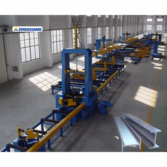 20% de descuento en máquina enderezadora y soldadora de ensamblaje de vigas en H Wincoo para línea de producción de estructuras de acero