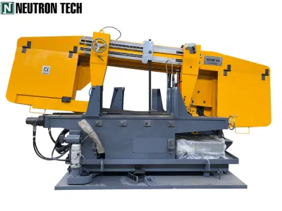 Máquina de sierra de cinta automática CNC para viga H Máquina de producción de carne CNC Línea de procesamiento de estructura de acero